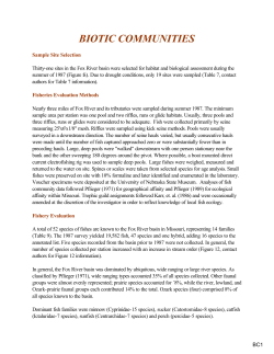 Fox River Biotic Community
