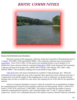 Current River Biotic Community
