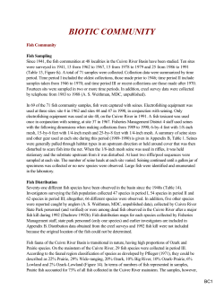 Cuivre River Biotic Community