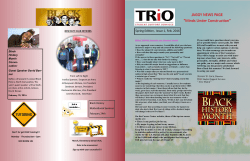 Spring 2016 Newsletter