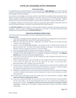 HotelPlanner Portal Instructions