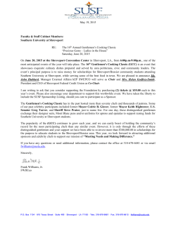 16th Annual Gentlemen's Cooking Classic