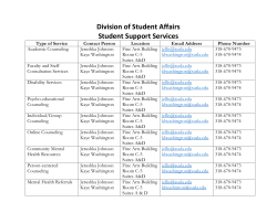 Student Support Services