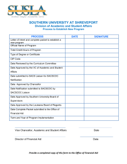 New Program Routing Form