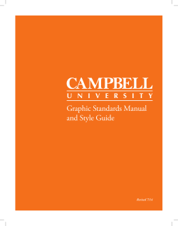 Download a pdf of the Style Guide