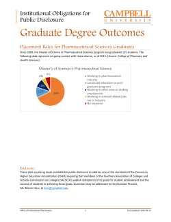 Graduate Degree Outcomes