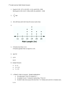 Grade 7 summer answers