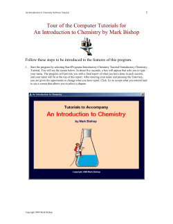 Click here to open an Adobe Acrobat file of a written tutorial that accompanies the software.