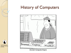 L1 History Computers
