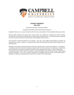 Student Handbook