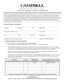 15.16 DV6 Dependent Verification Worksheet