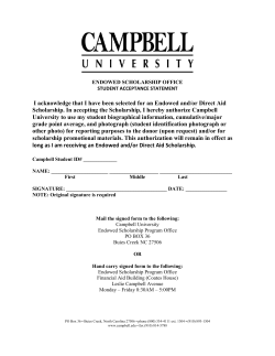 General UG Acceptance Statement