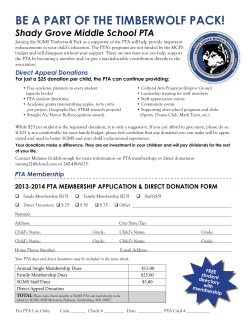 Annual Membership Form/ Direct Appeals