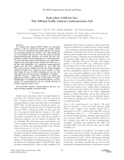 Peek-a-Boo, I Still See you: Why Efficient Traffic Analysis Countermeasures Fail
