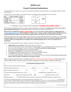 Senior Salutations Form