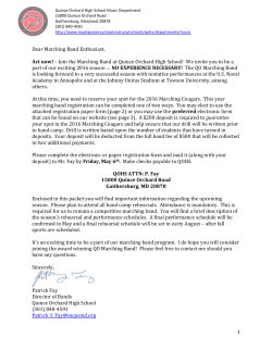 2016 Registration Materials