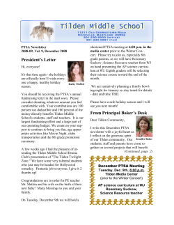 Dec. 2008 Newsletter