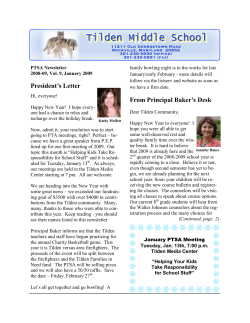 Jan 2009 Newsletter