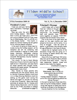 Tilden Times - December 2009