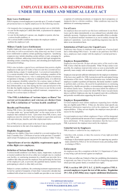 Employee Rights and Responsibilities Poster (English)
