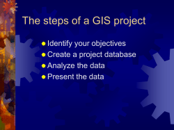 Implementing a GIS project