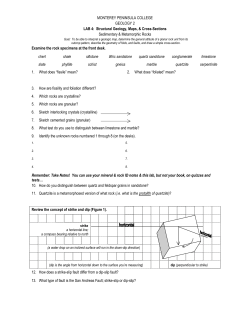 Maps and Structural Geology