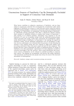 Mealor, A. D., Dienes, Z., Scott, R. B.