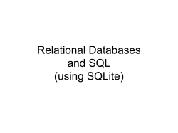 Databases