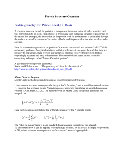 Monte Carlo assignment 8