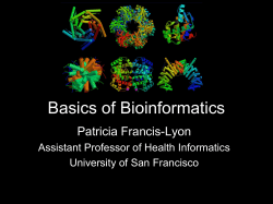 basic Bioinformatics