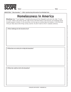 Homelessness in America