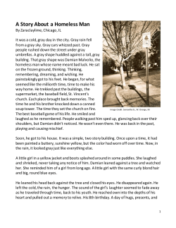 A Story About a Homeless Man