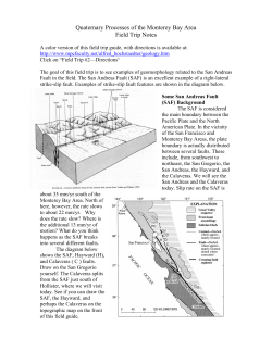 Field Trip #2--with Directions
