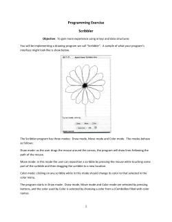 Lab 13 Scribbler