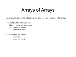 Ch15 Multidimensional Arrays