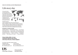 Summer 2007/08: life history day