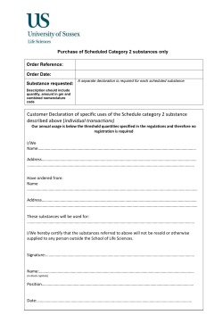 Schedule 2 Chemical Purchase Request [DOCX 184.90KB]