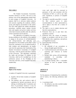 SGA Constitution