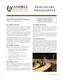 Healthcare Management