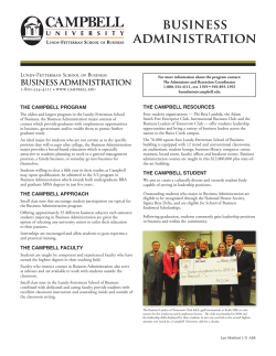 Business Administration