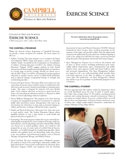 Exercise Science
