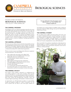 Biological Sciences