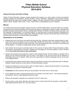 Syllabus / Policies and Regulations