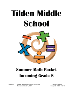 Common Core Grade 8