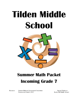 Common Core Grade 7