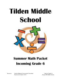 Common Core Grade 6