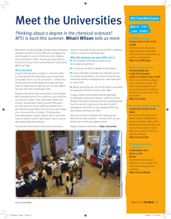 Meet the universities