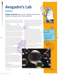 Avogadros lab - bubbles