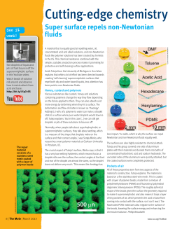 Cutting-edge chemistry