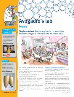 Foams - Avogadro's lab